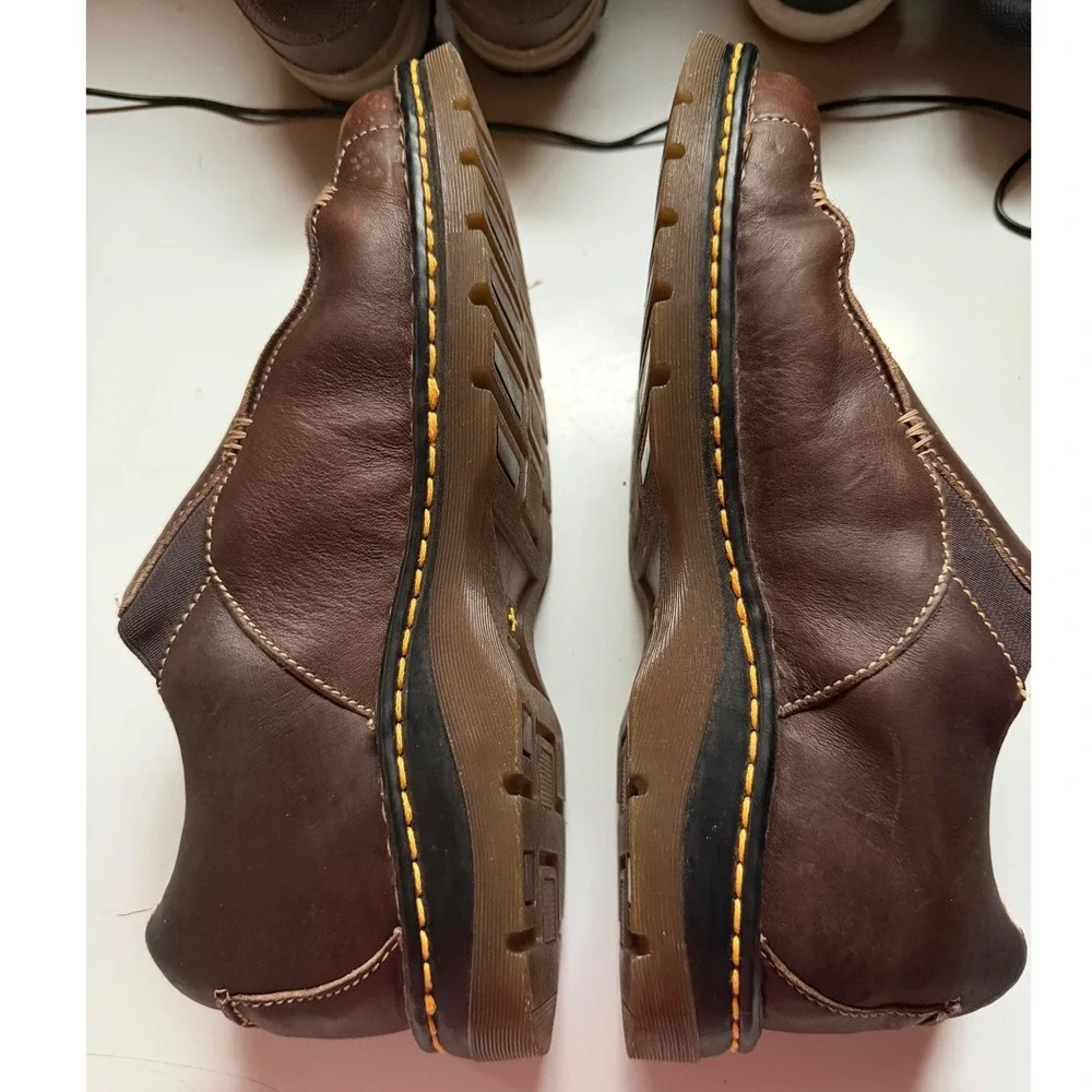 Dr. Martens 8C16 Mens Brown Leather Slip On Loafers Shoes UK 10 US 11 EU 45